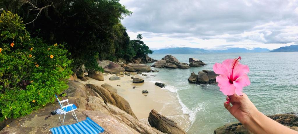 Lindo Duplex Pe Na Areia Com Praia Privativa Caraguatatuba Exterior foto
